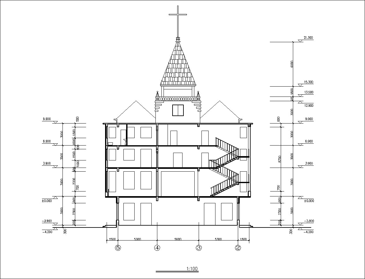 【Architecture CAD Projects】Church Architecture Design CAD Blocks,Plans,Layout V1