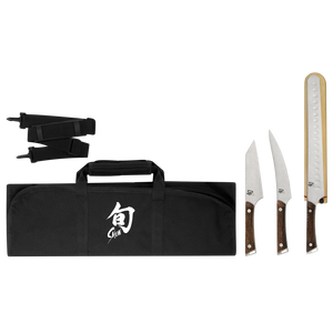 SHUN KANSO 4-PIECE BBQ SET SKU SWTS0450 - Highlander Knives and Swords