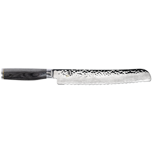 Shun Premier Bread Knife 9" Gray SKU TDM0705G - Highlander Knives and Swords
