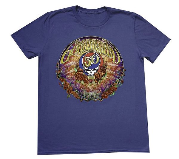 Ripple Junction Grateful Dead Skull & Roses Tour 87 Adult T-Shirt