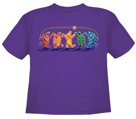 Grateful Dead Dancing Teddy Bears TieDye Graphics T-Shirt Girls LG 10-12  Target