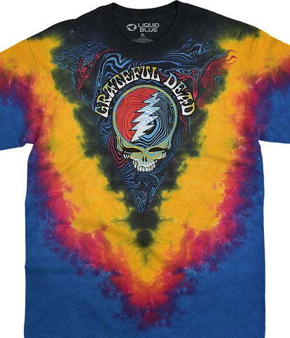 Vintage Grateful Dead Summer Tour Rose Flower Tie Dyed Tee by Sun