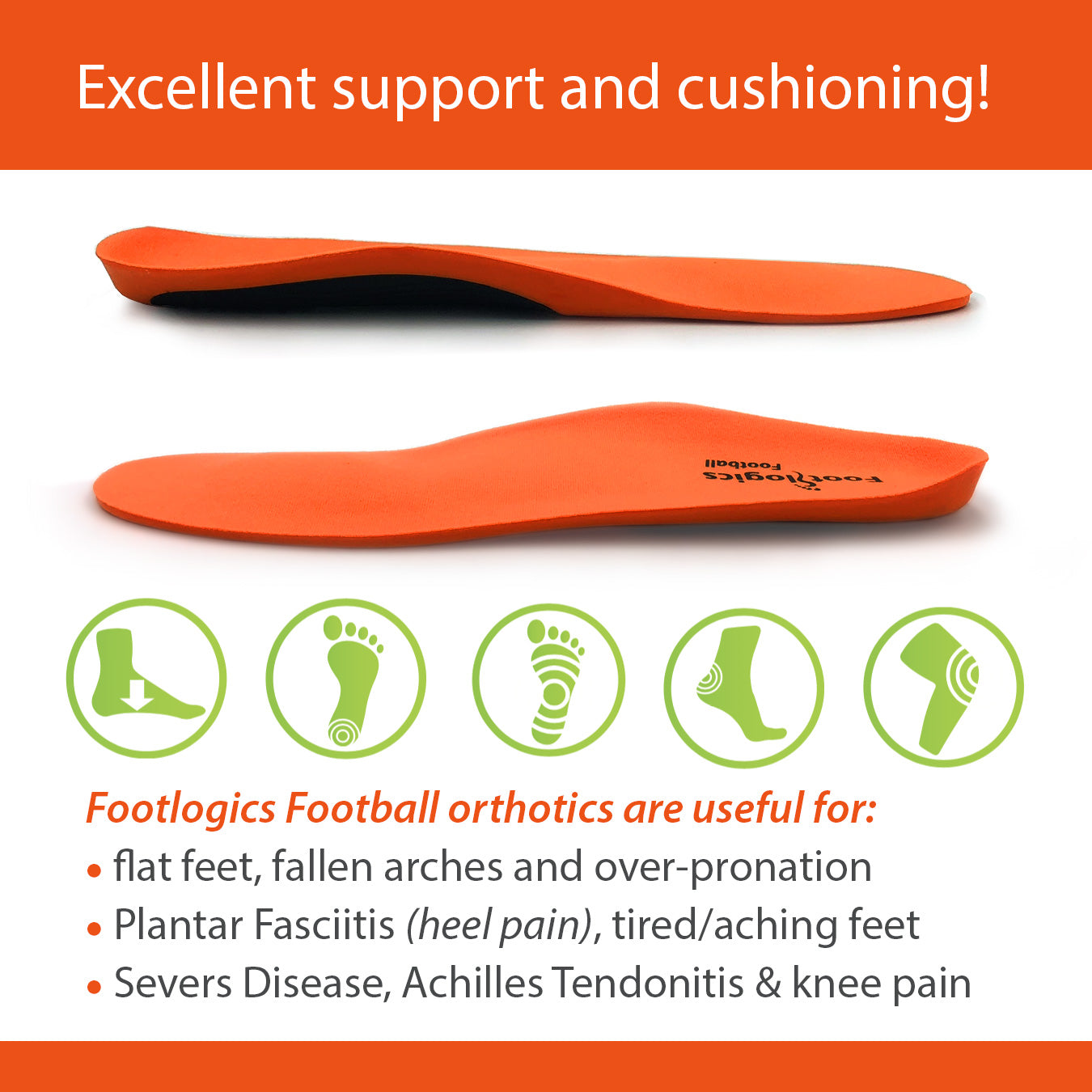 Footlogics Football - orthotics for 