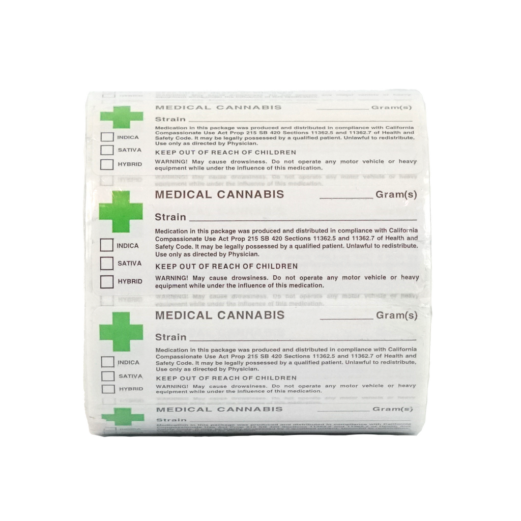 california medical marijuana labels 1000 units weed