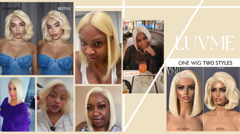 5x5 Closure Lace Blonde 613 Bob Wig