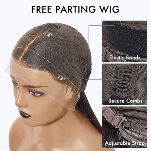 The image of 13x4 lace wig cap structure