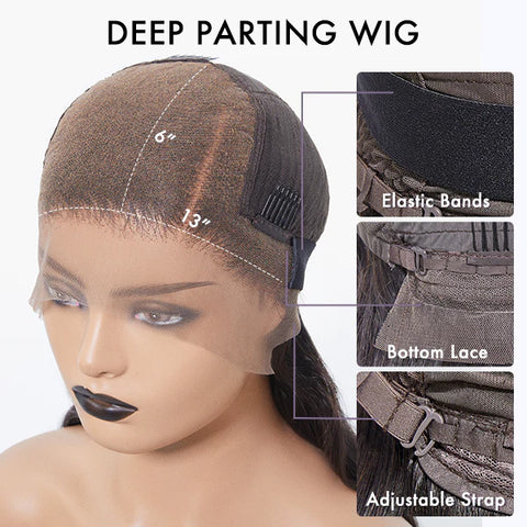 The image of 13x6 lace wig cap structure