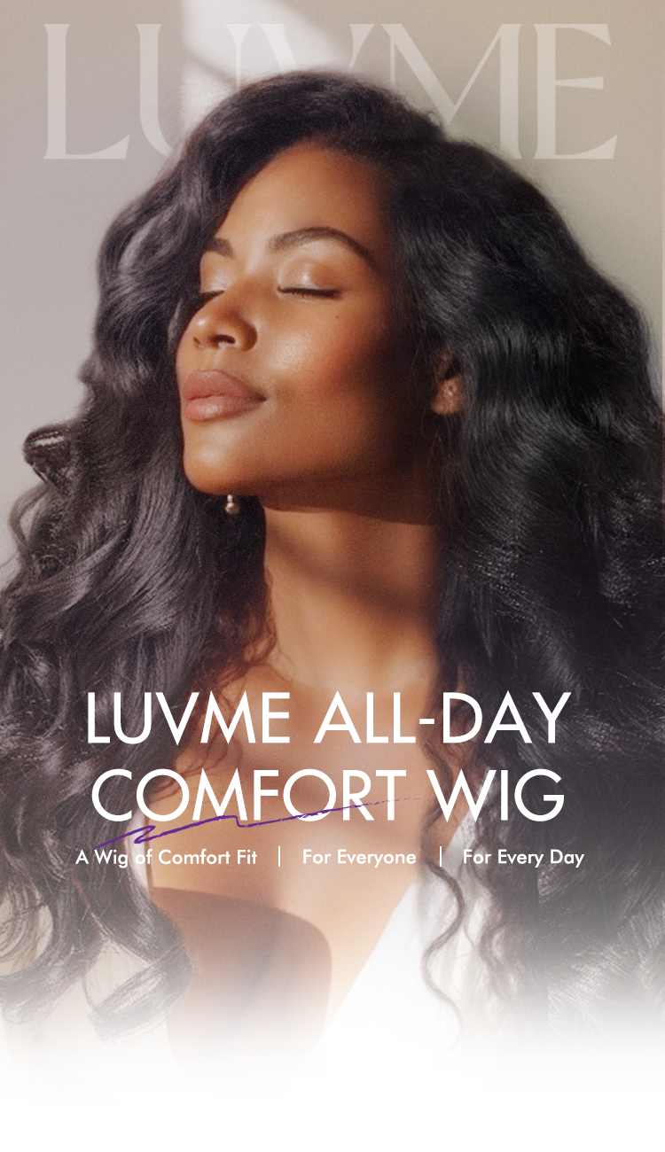 Weekly Special | Luvme All-Day Comfort™ Wig Deep Wave Glueless Minimalist HD Lace Human Hair Curly Wig Pre-Cut Lace-11
