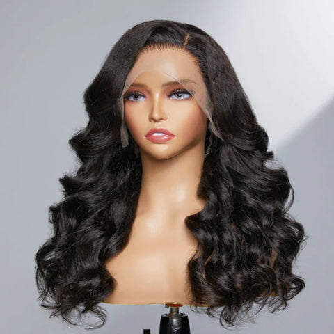 The image of Kinky Body Wave 13x4 Frontal Lace Wig