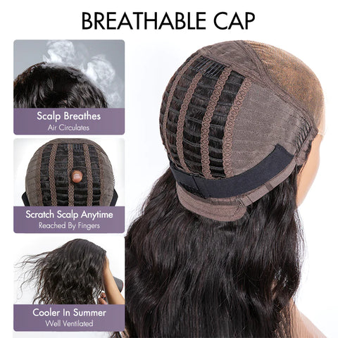 The image of breathable wig cap structure