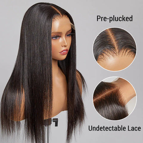 The image of pre-pluck wig