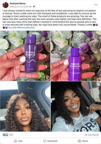 Review for luvme wig renewal