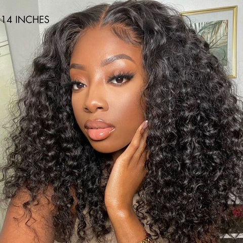The image of Water Wave 13x4 Frontal HD Lace Glueless Free Part Long Wig