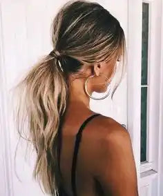 Low Ponytail With Hair Extensions