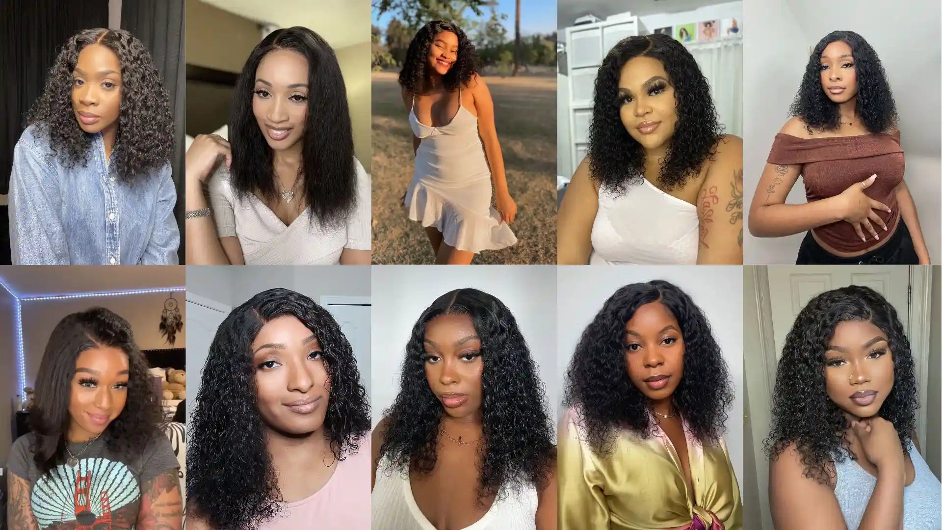 wet and wavy wigs