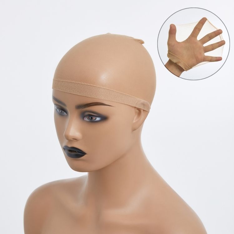 MainBasics Wig Grip Band for Keeping Wigs in Place Adjustable Velvet Wig  Headband (Beige)
