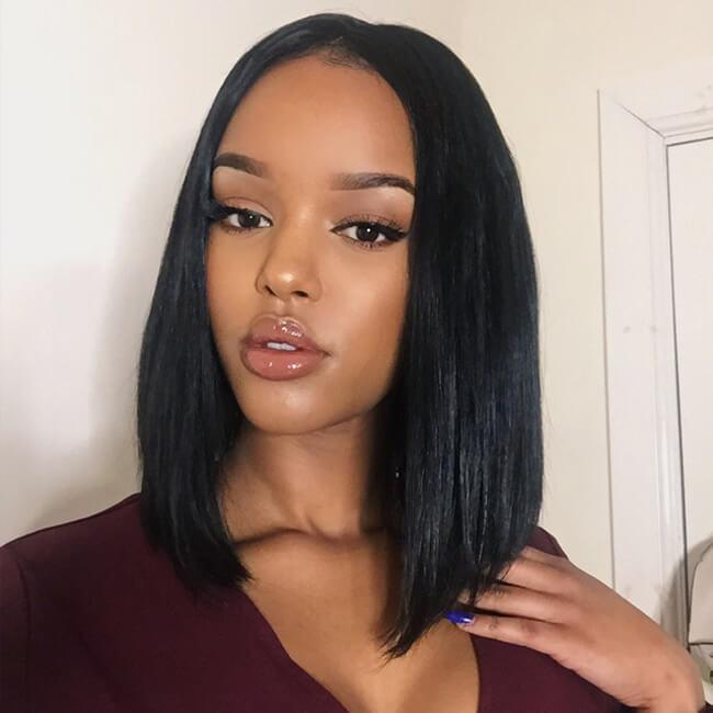 Bob Wig Human Hair Glueless Lace Wig Luvme Hair 