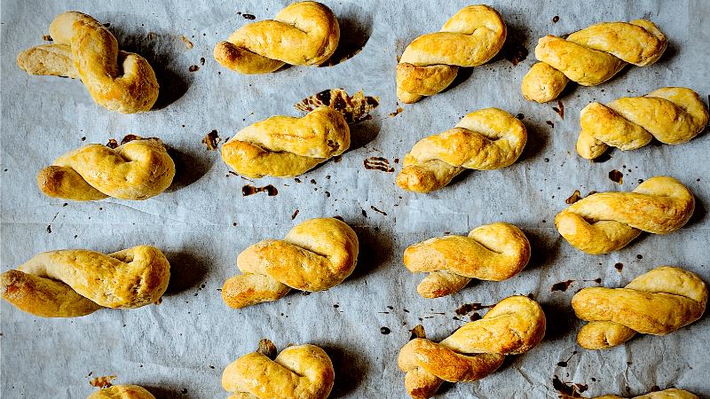 Galletas de Pascua griegas sin gluten con Mastiha