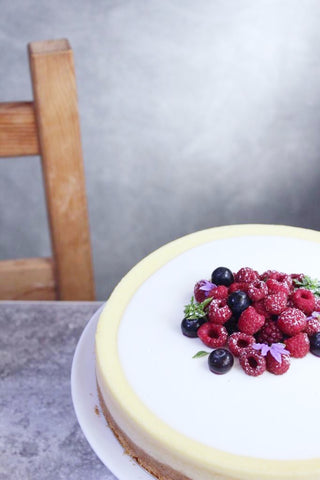 Vanilla Cheesecake Made with Real Vanilla Beans