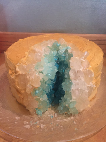 kid's geode cake