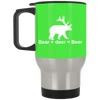"Bear + Deer" Stainless Travel Mug