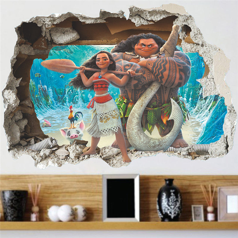 Cartoon Movie Moana Wall Art Funky Wall Zone