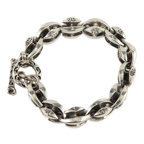 Knight Rider Sterling Silver Mens Bracelet