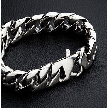 Cuban Link Sterling Silver Bracelet