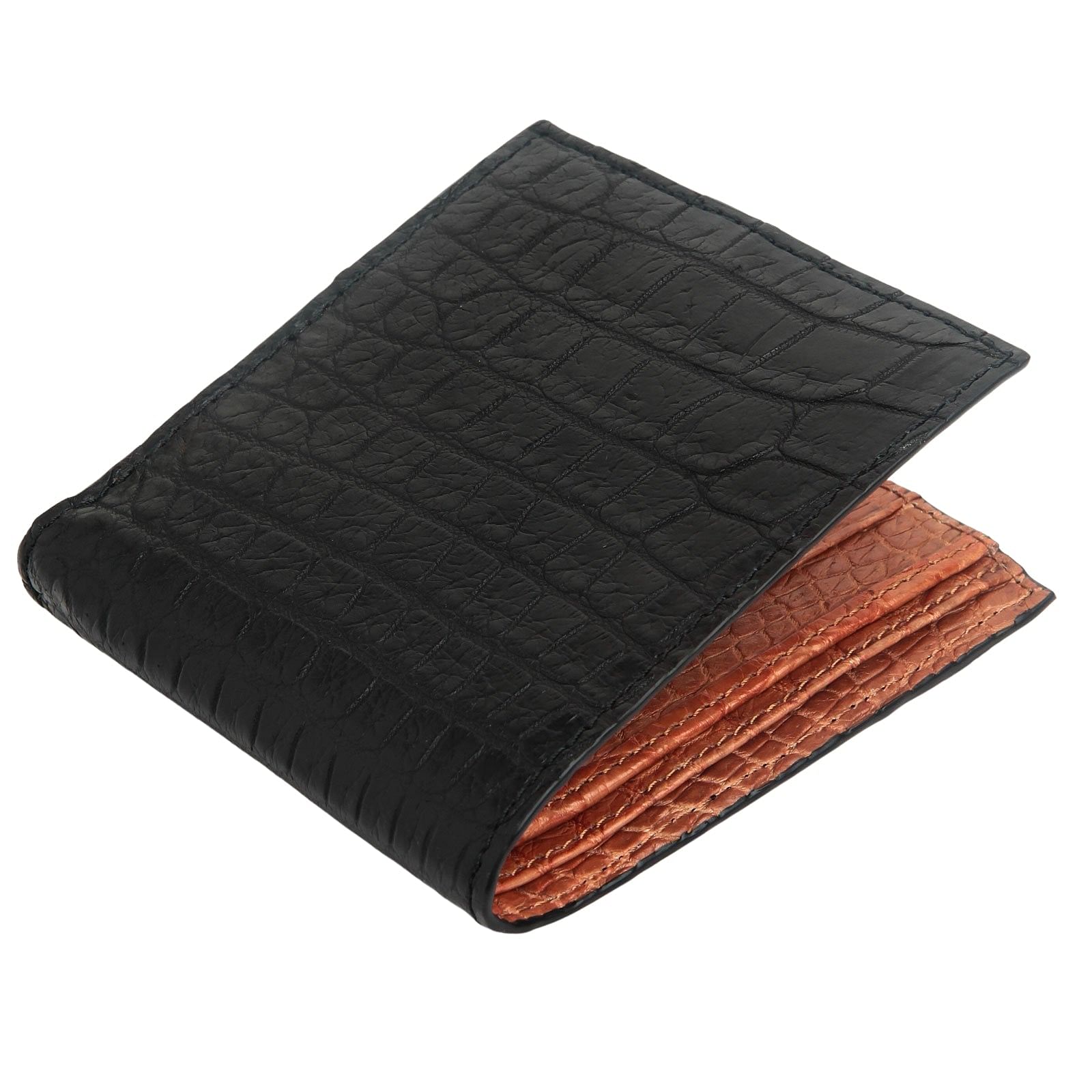 Crocodile Skin Wallet Mens Leather Wallet - Real Mens Wallets