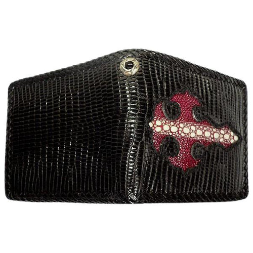 Black Lizard Money Clip Wallet