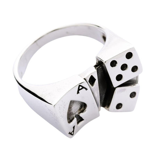 Sterling Silver Logo Dice