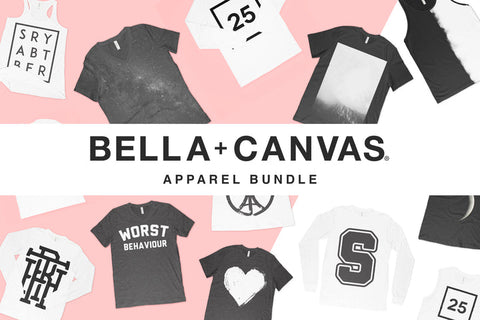 bella + canvas mockup bundle