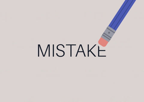 illustration of erasing mistakes