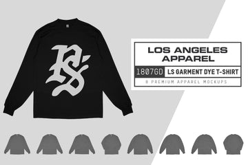 Los Angeles Apparel 2017MN Mock Neck T-Shirt