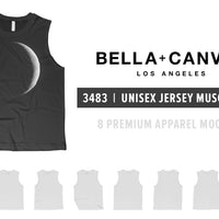 Download Bella Canvas 3483 Muscle Tank Mockups Pixel Sauce