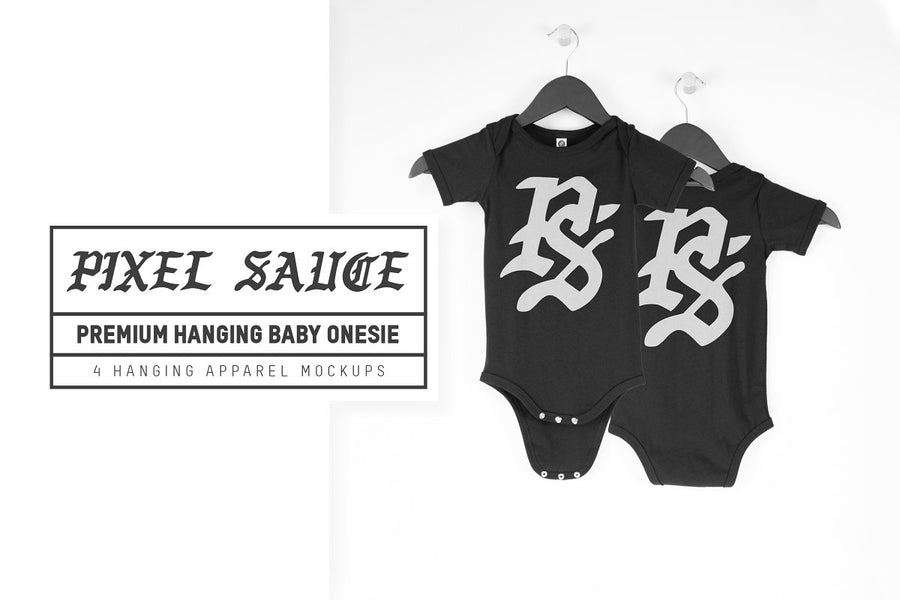 Download Hanging Baby Onesie Mockups Pixel Sauce