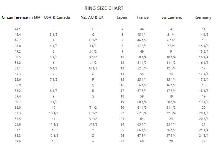 danika cooper jewellery ring size chart