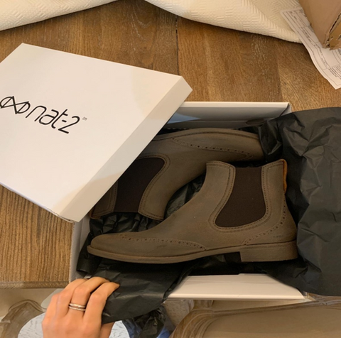 Unboxing the Nat-2™ Sustainable Chelsea Boots, sustainable fashion, Slow Nature shopping experience, nat-2™ Prime Chelsea Boots, ‘eco’ boots, spring and summer festivals, waterproof boots, timeless and vintage rainboots