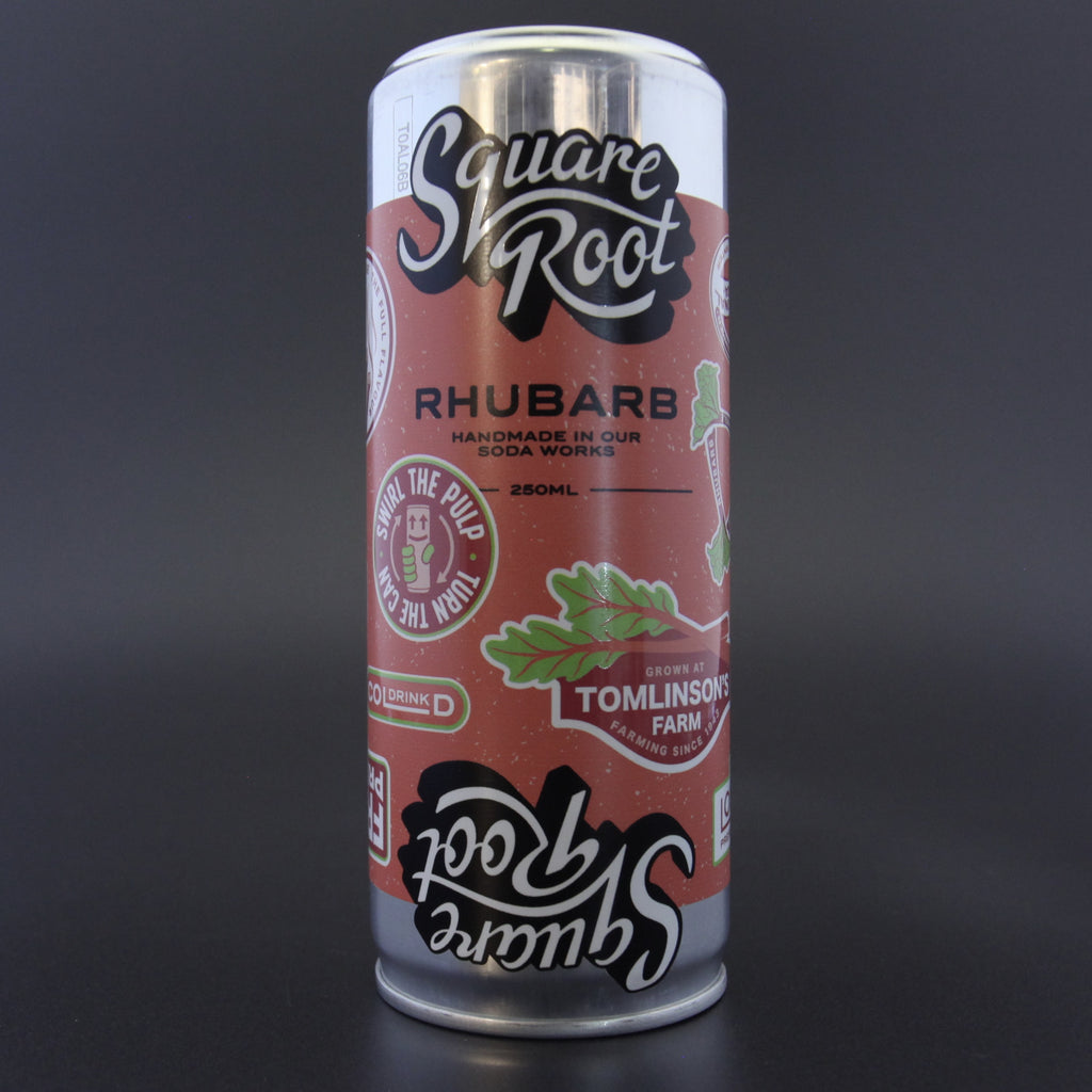 Square Root - Rhubarb Soda - 0% (250ml) - Ghost Whale