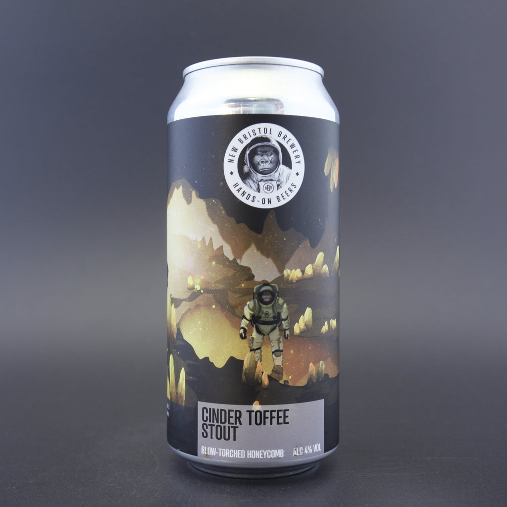 New Bristol Brewery - Cinder Toffee Stout - 4% (440ml) - Ghost Whale
