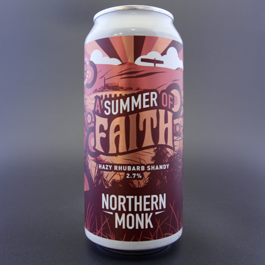Northern Monk - Summer of Faith  Hazy Rhubarb Shandy - 2.7% (440ml) - Ghost Whale