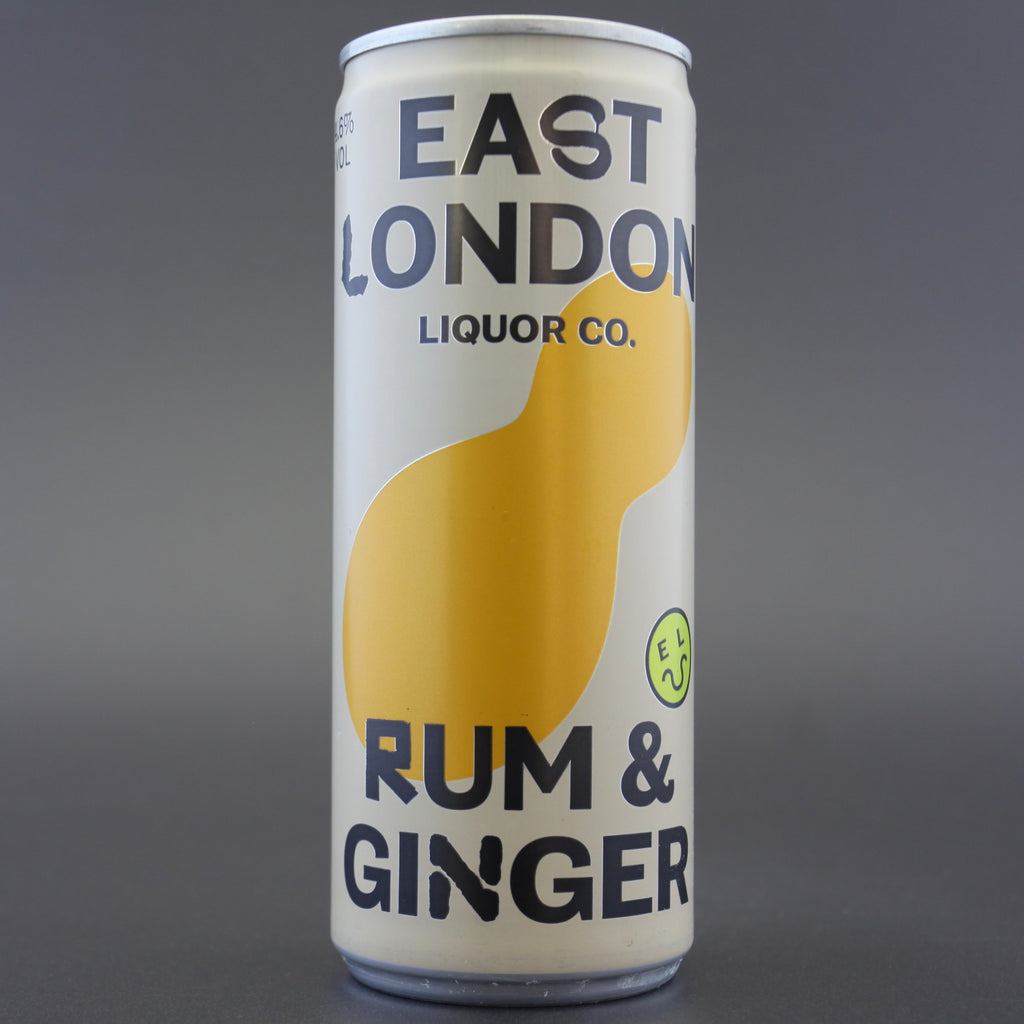 East London Liquor Co - Rum & Ginger - 4.6% (250ml) - Ghost Whale