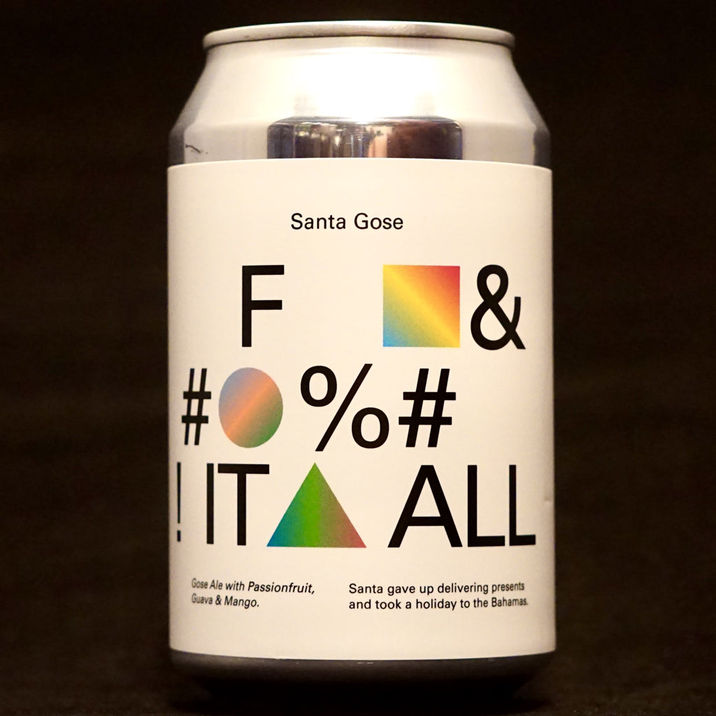 To Øl - Santa Gose F&#%! It All - 4% (330ml) - Ghost Whale