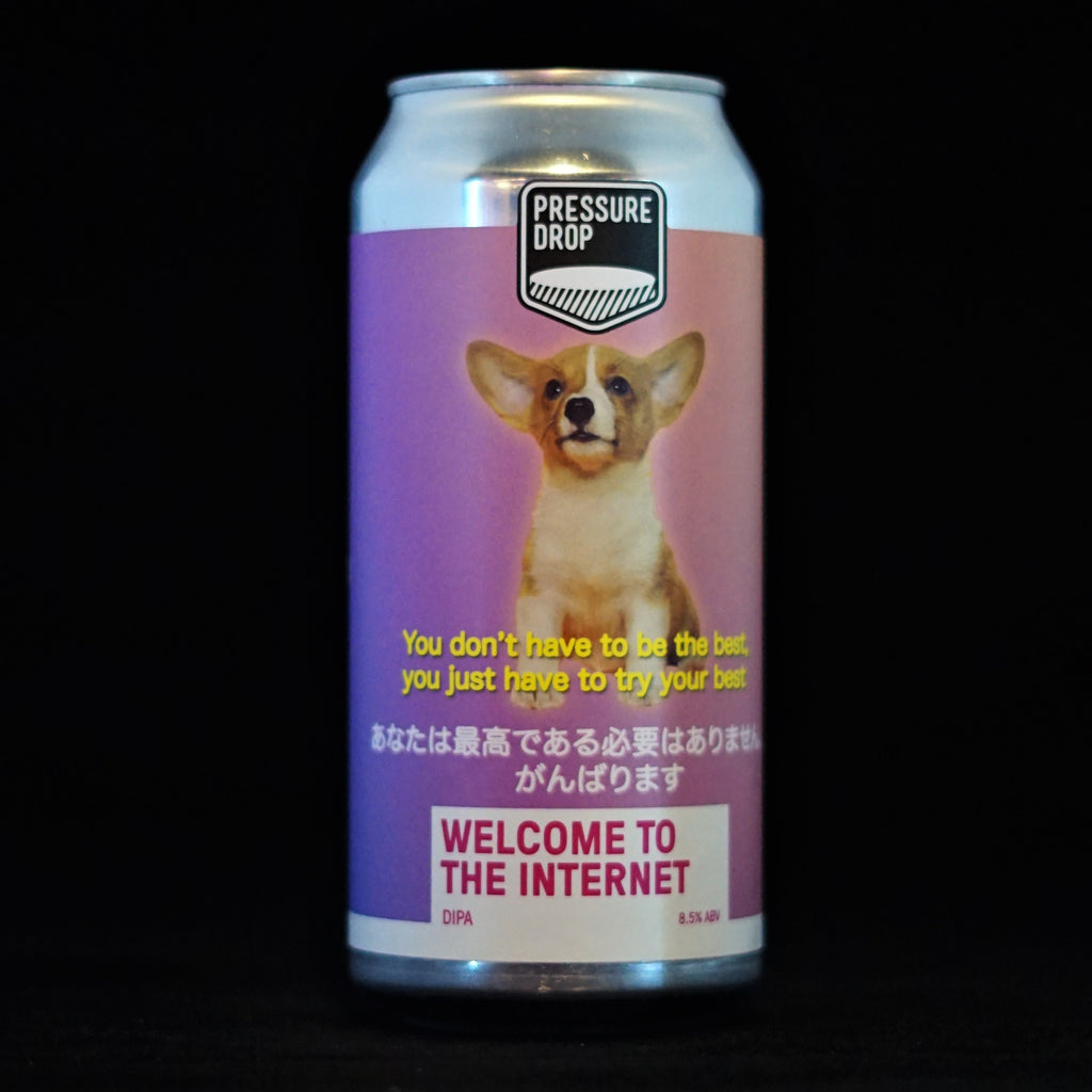 Pressure Drop - Welcome To The Internet - 8.5% (440ml) - Ghost Whale