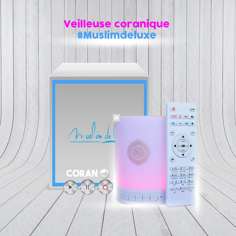 Veilleuse Coranique Diffuseur  Muslim Creation ; Maktaba pour Enfant et  Adulte