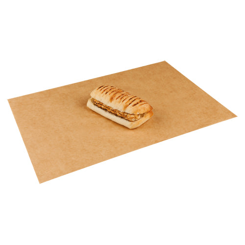 275x300mm Brown Greaseproof Paper Sheets