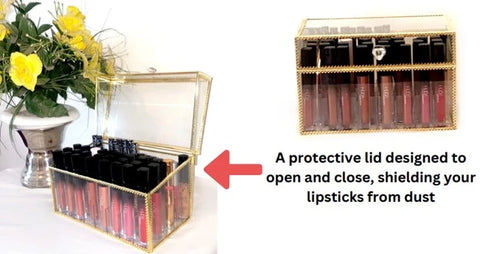 lipstick storage box with lid