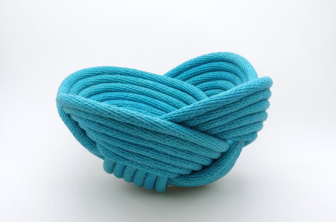 Qurious Weave Bowl in Teal