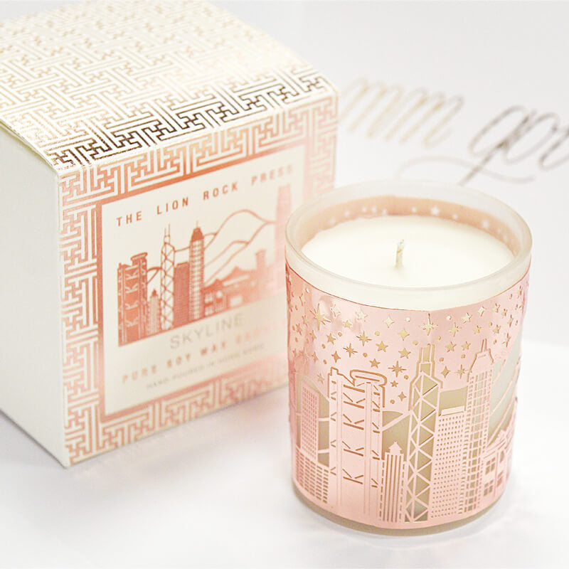 Hong Kong Candle: Skyline - The Lion Rock Press