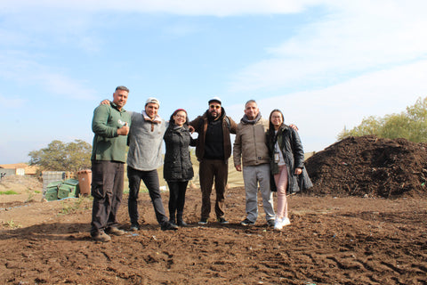 Visita a la planta de compostaje de De Raíz y Sr. Compost.